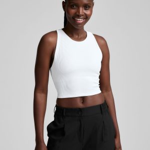 Refocus Ribbed Cropped Tank