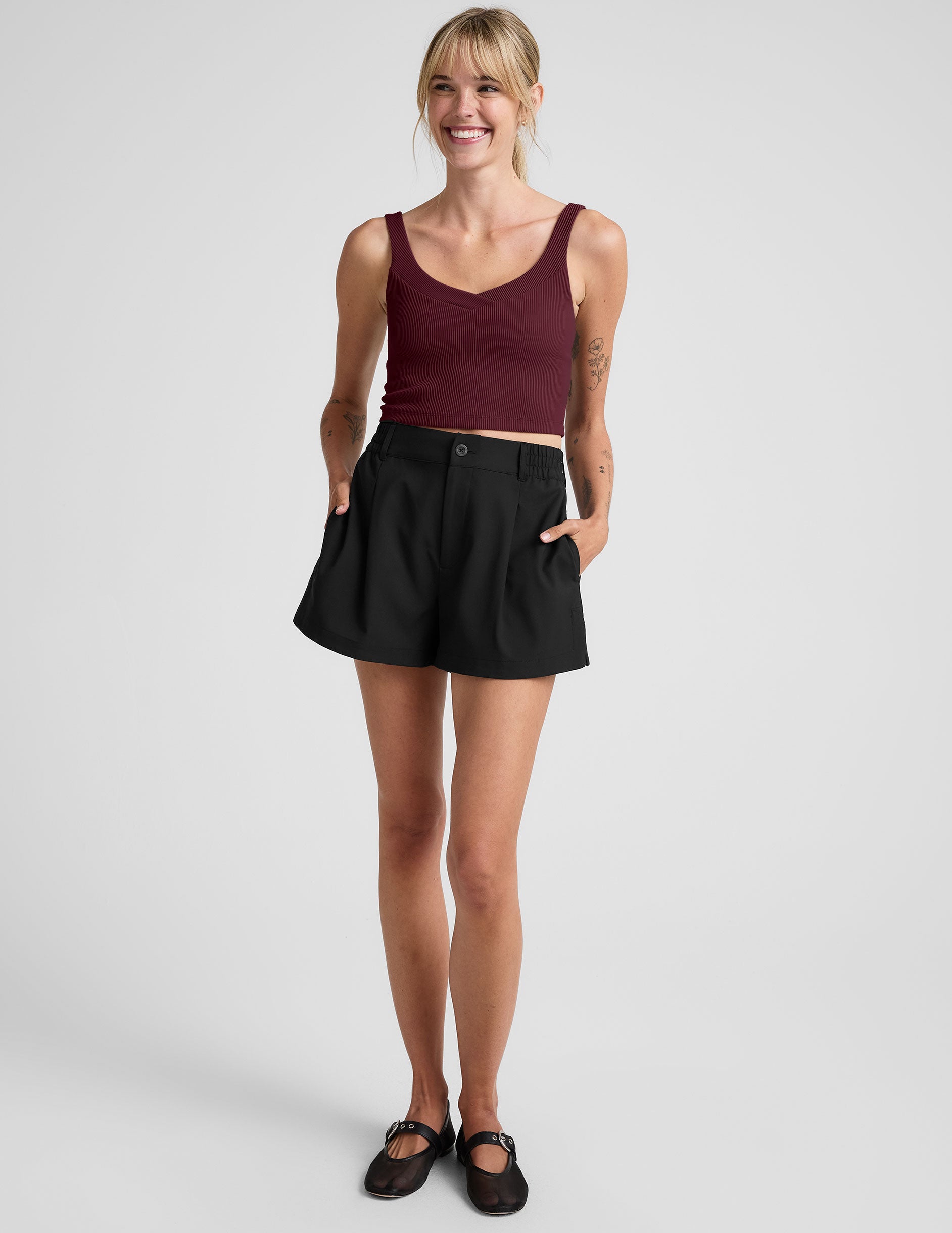 Impulse Ribbed Cropped Tank - Image 6