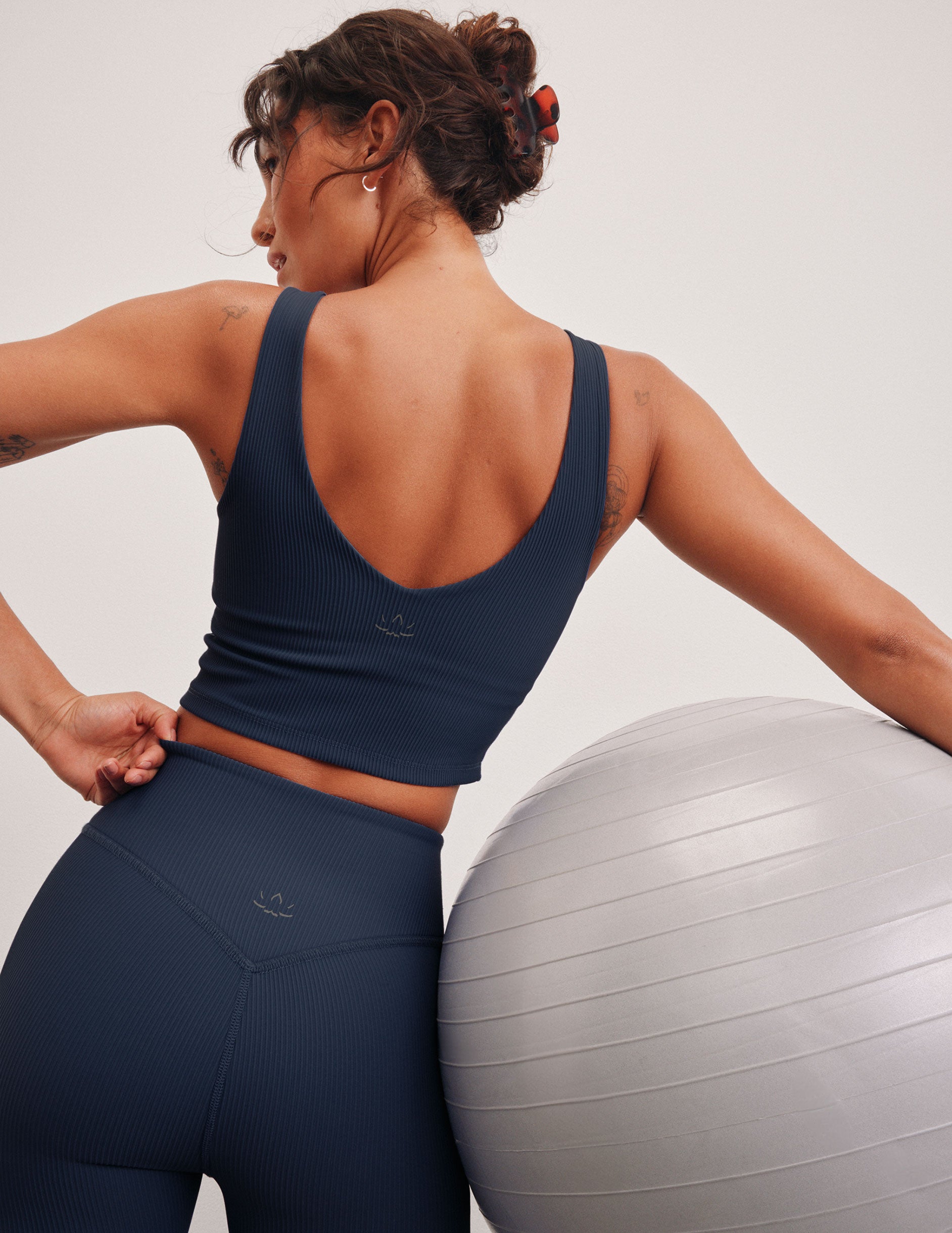 Impulse Ribbed Cropped Tank - Image 2