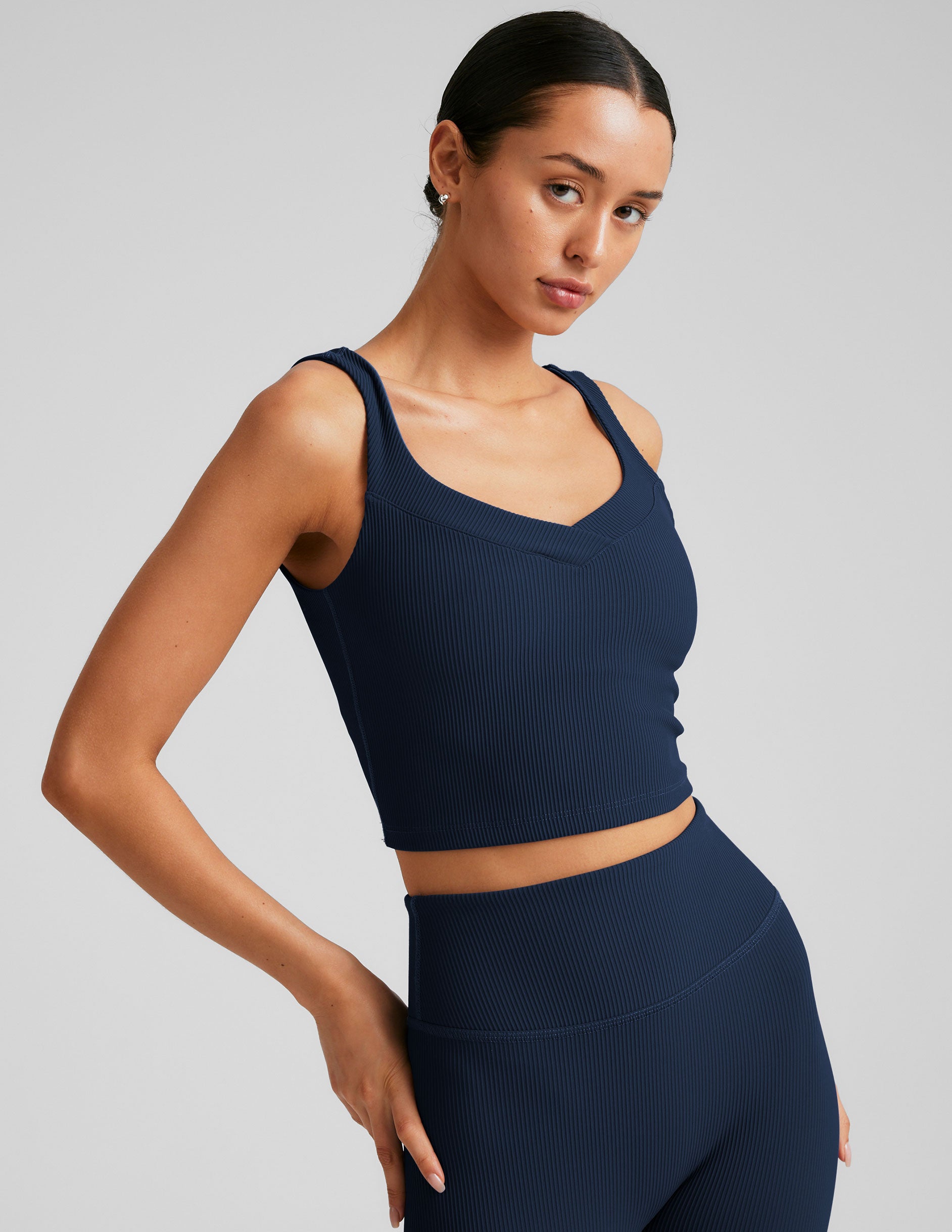 Impulse Ribbed Cropped Tank - Image 4