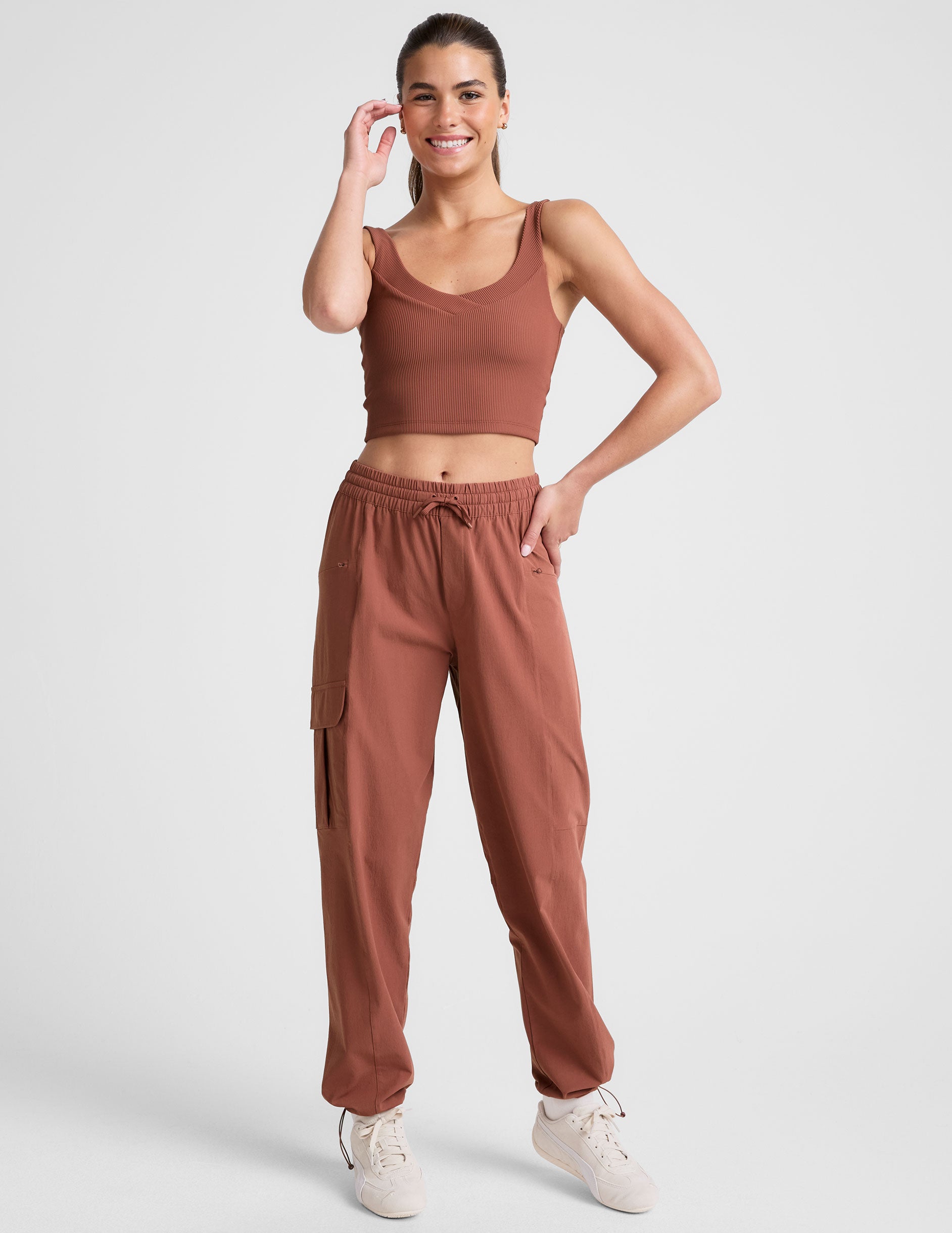 Impulse Ribbed Cropped Tank - Image 5