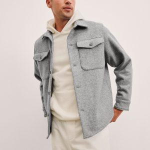 Day to Night Wool Men's Shirt Jacket