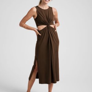 Around The World Front Twist Dress