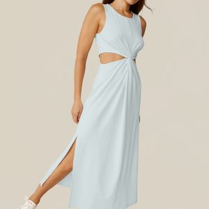 Around The World Front Twist Dress