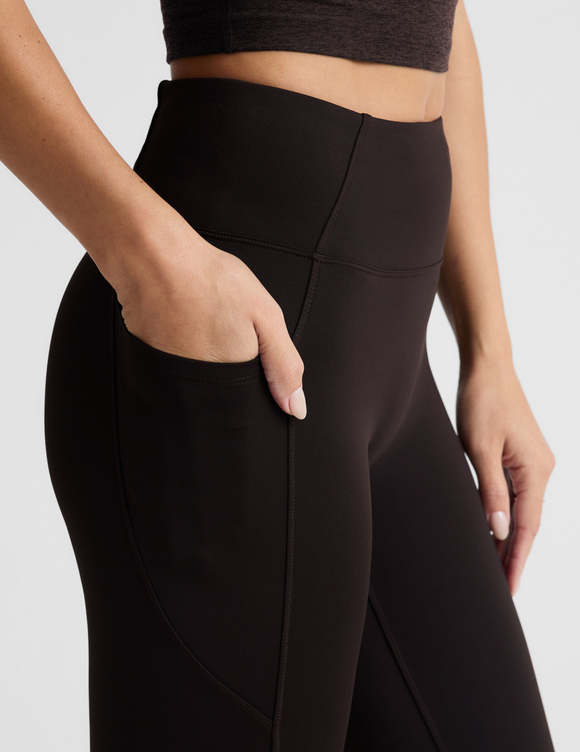 Pacer Fleece-Backed Zip Pocket Full Length Legging - Image 4