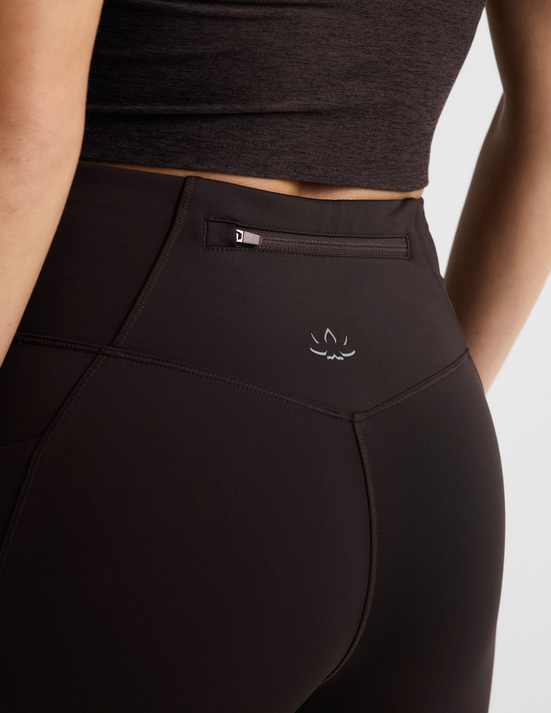 Pacer Fleece-Backed Zip Pocket Full Length Legging - Image 5