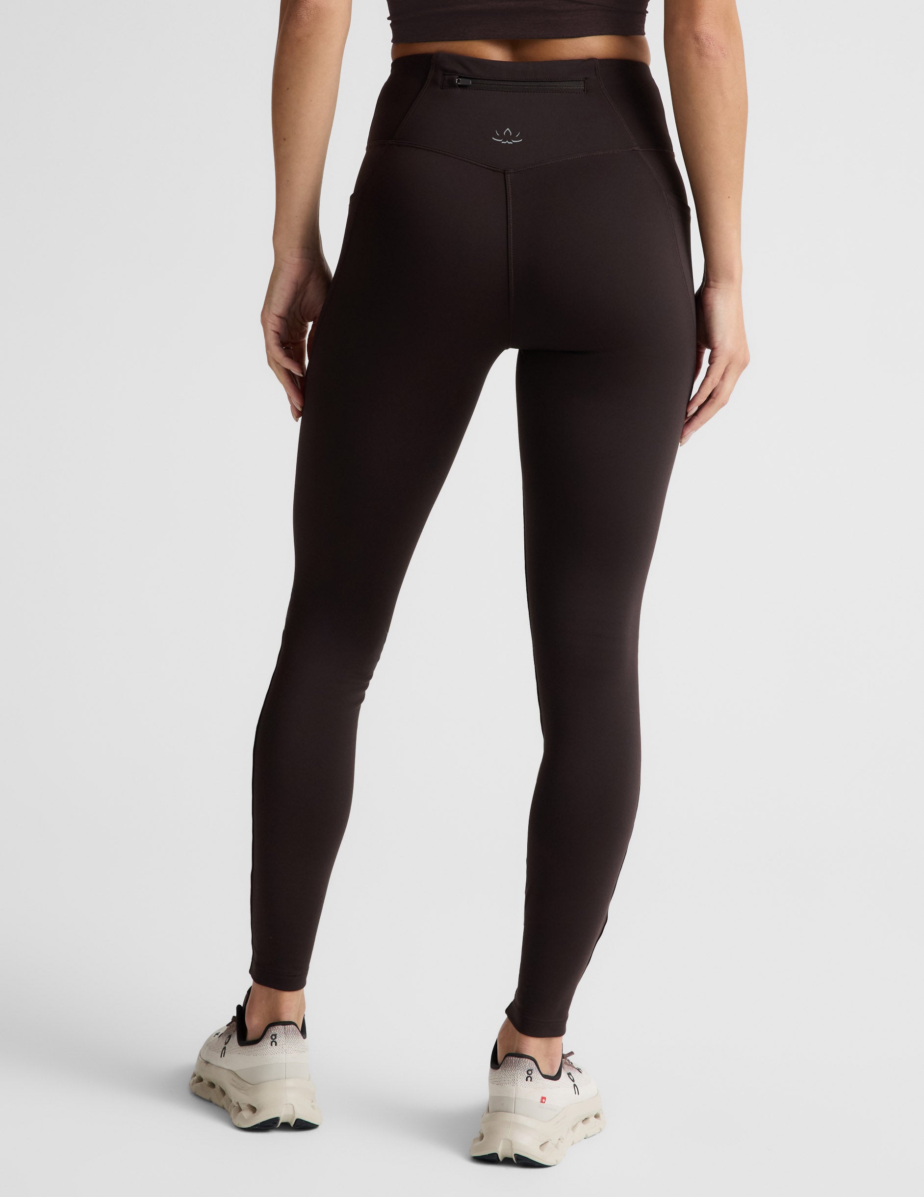 Pacer Fleece-Backed Zip Pocket Full Length Legging - Image 6