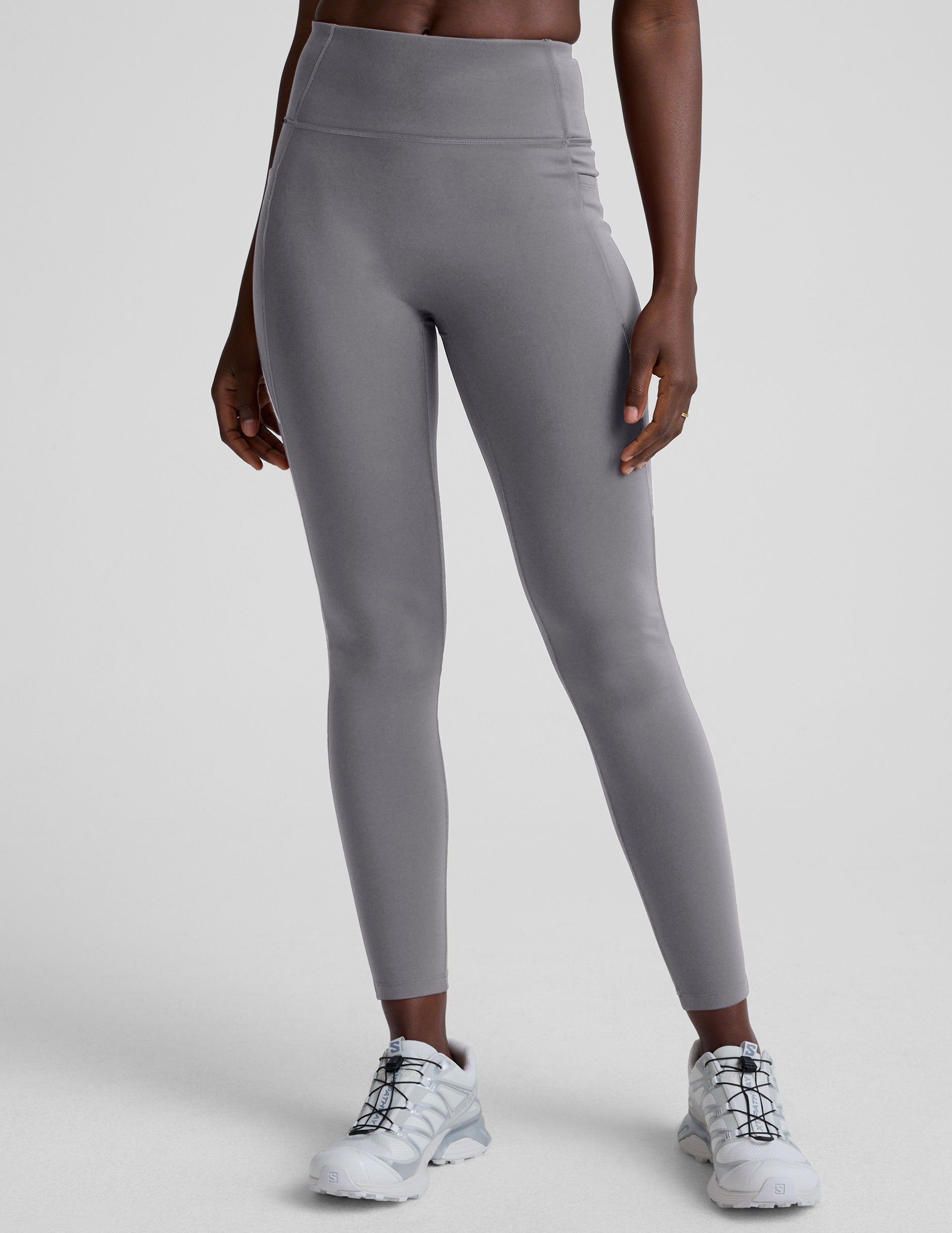Pacer Fleece-Backed Zip Pocket Full Length Legging - Image 2