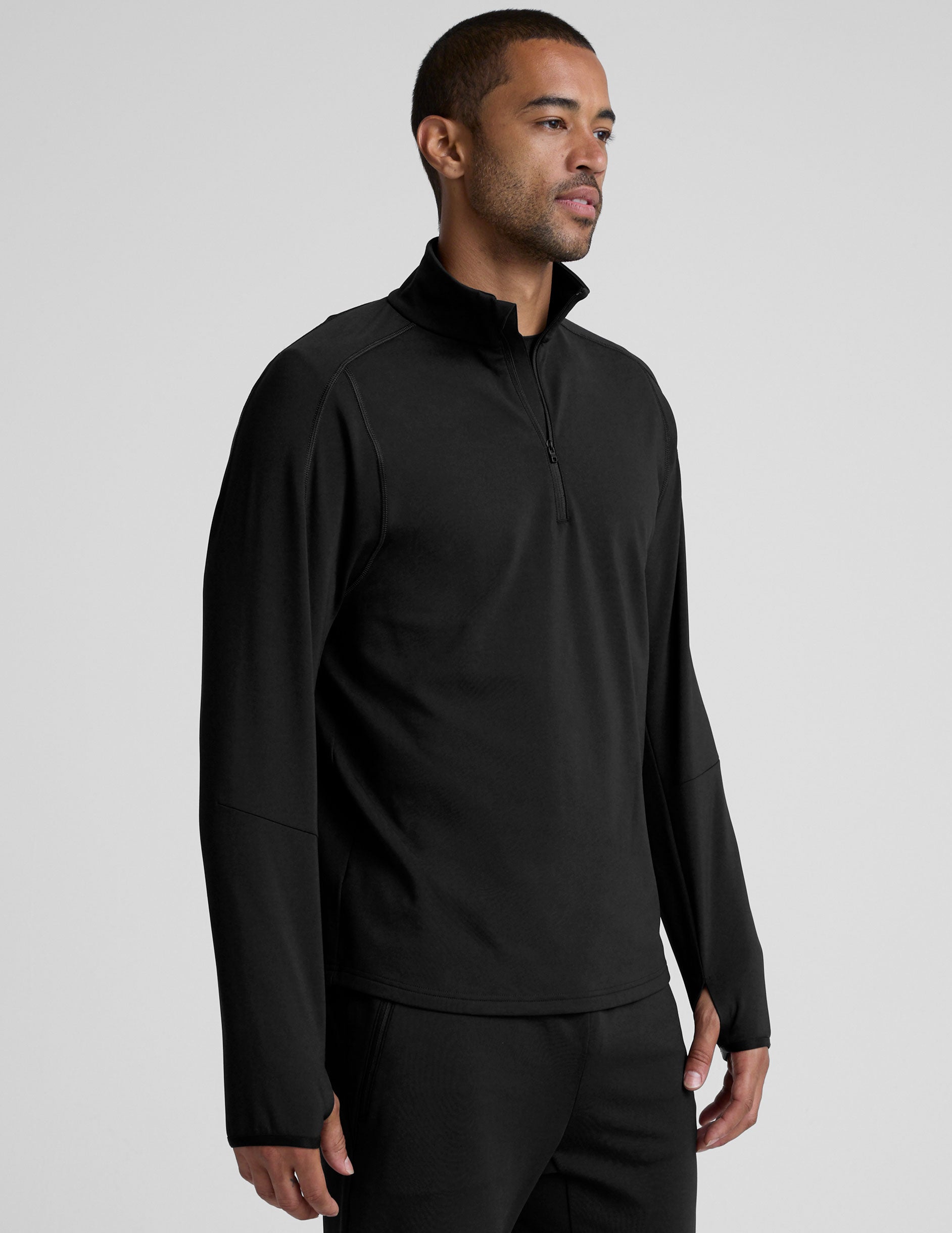Pacer Fleece-Backed Men's Quarter Zip Pullover - Image 2