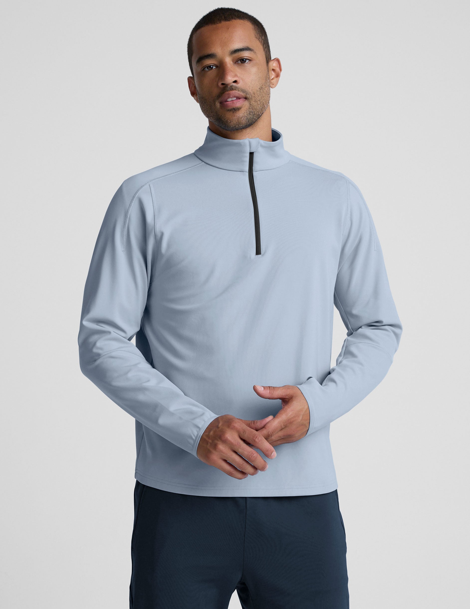 Pacer Fleece-Backed Men's Quarter Zip Pullover