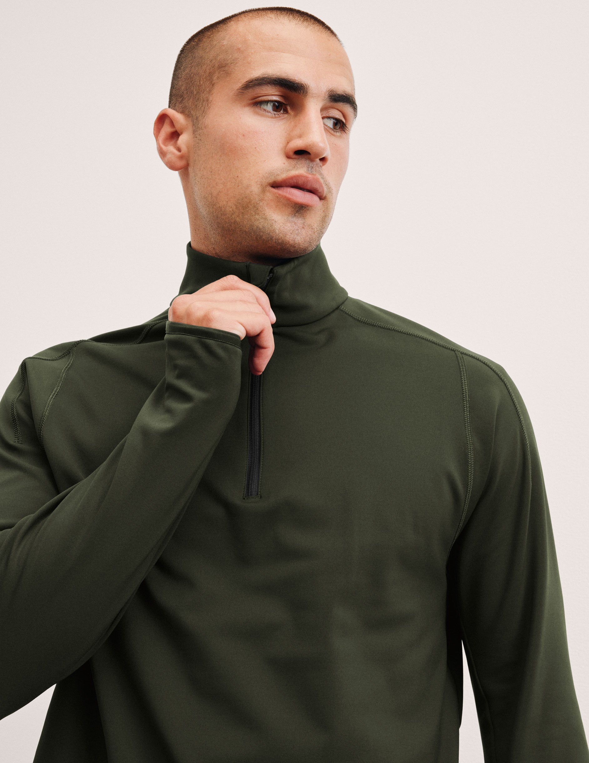 Pacer Fleece-Backed Men's Quarter Zip Pullover - Image 2
