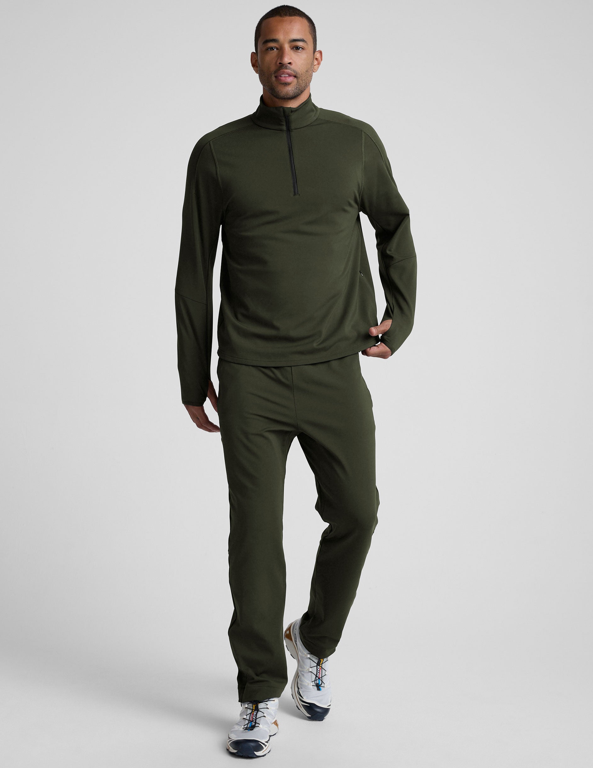 Pacer Fleece-Backed Men's Quarter Zip Pullover - Image 6