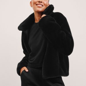 On The List Faux Fur Jacket