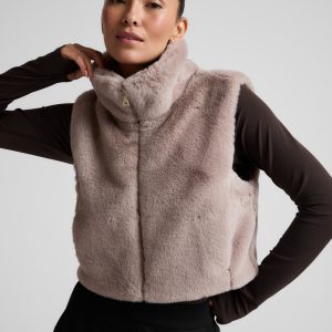 On The List Faux Fur Vest