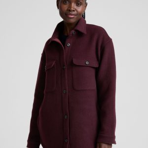 Insulated Wool Shirt Jacket