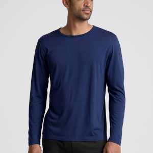 Merino Wool Men's Long Sleeve Crew