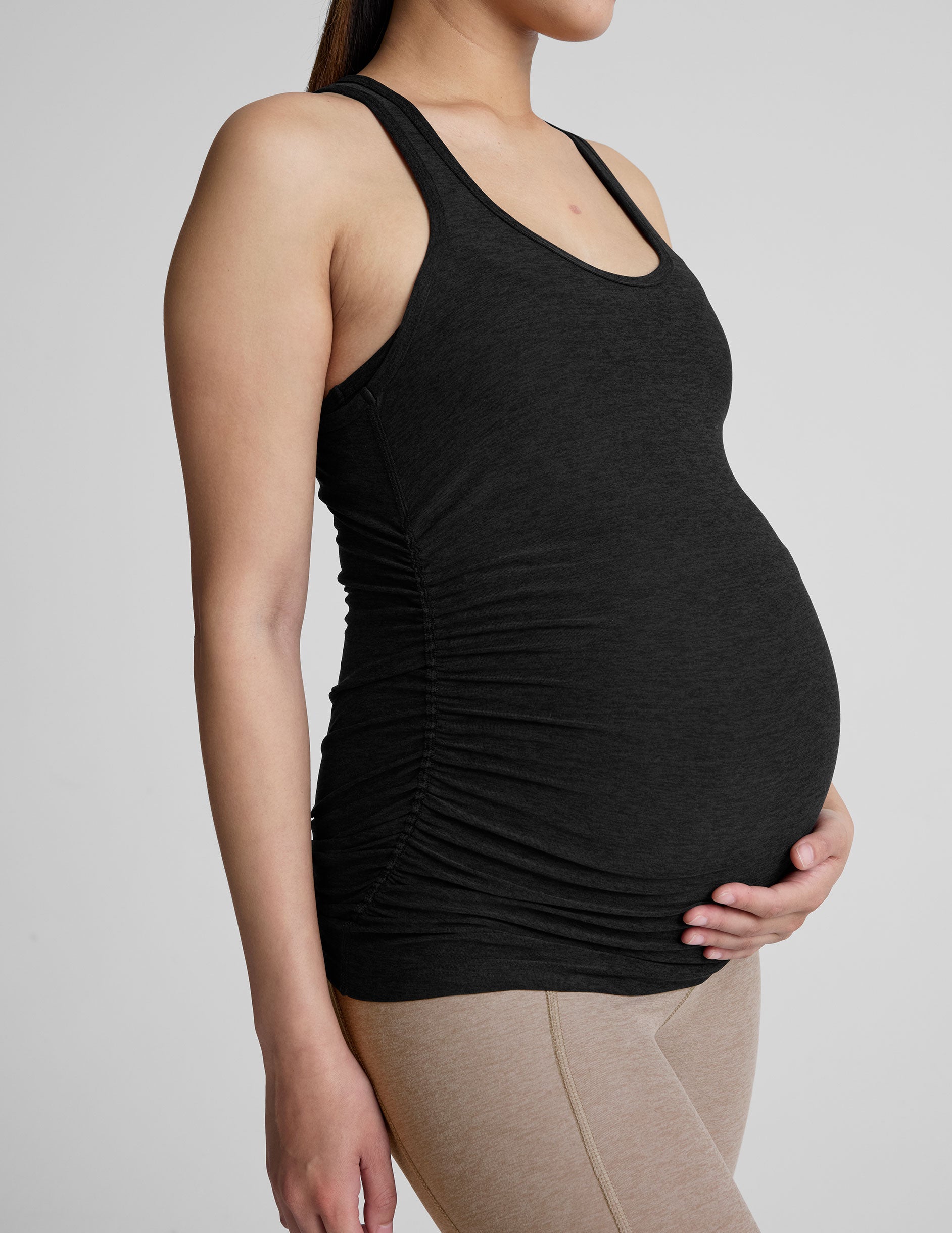 Featherweight Let It Grow Racerback Maternity Tank - Image 4