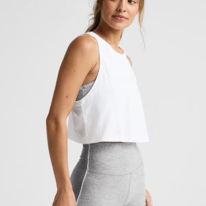 Featherweight Rebalance Racerback Cropped Tank