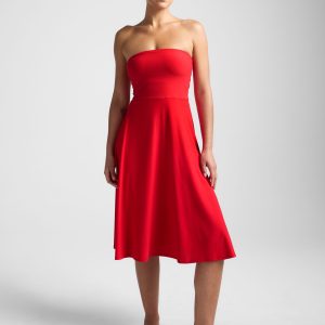 Featherweight Strapless Dress
