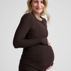 Featherweight Count On Me Maternity Crew Pullover