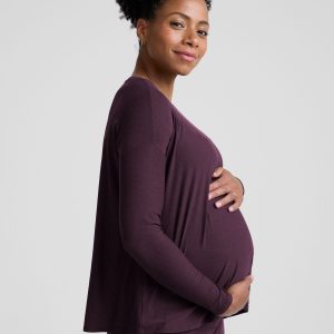 Featherweight Feels Like Home Long Sleeve Maternity Top