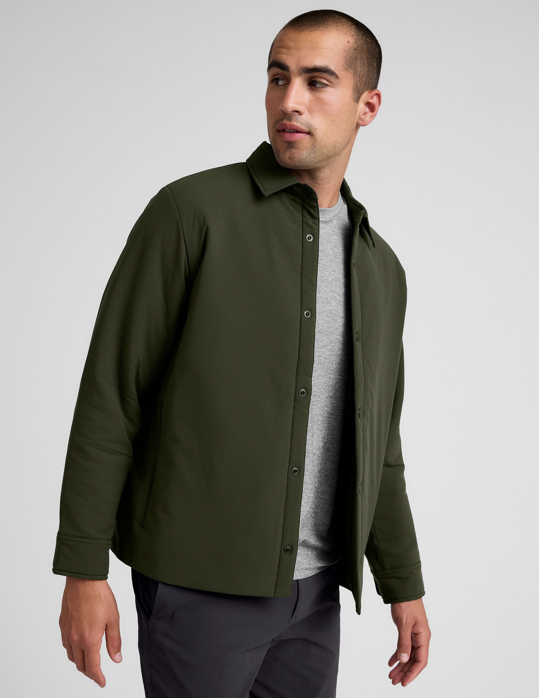 In Flight Insulated Men's Shirt Jacket - Image 2