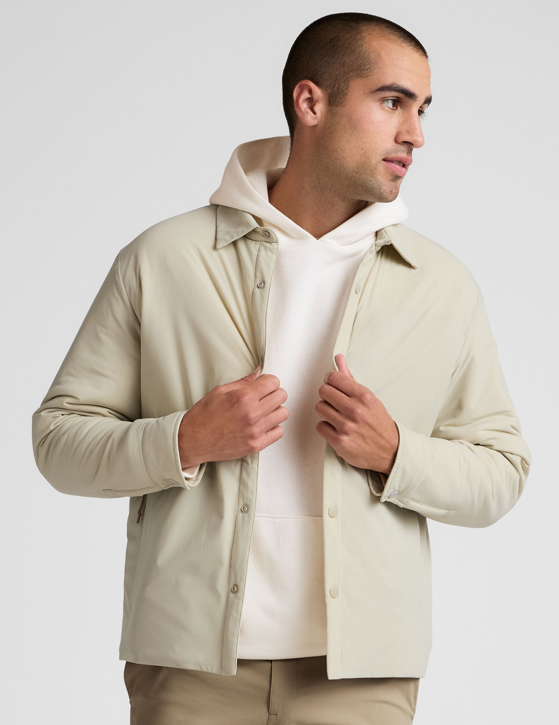 In Flight Insulated Men's Shirt Jacket - Image 6