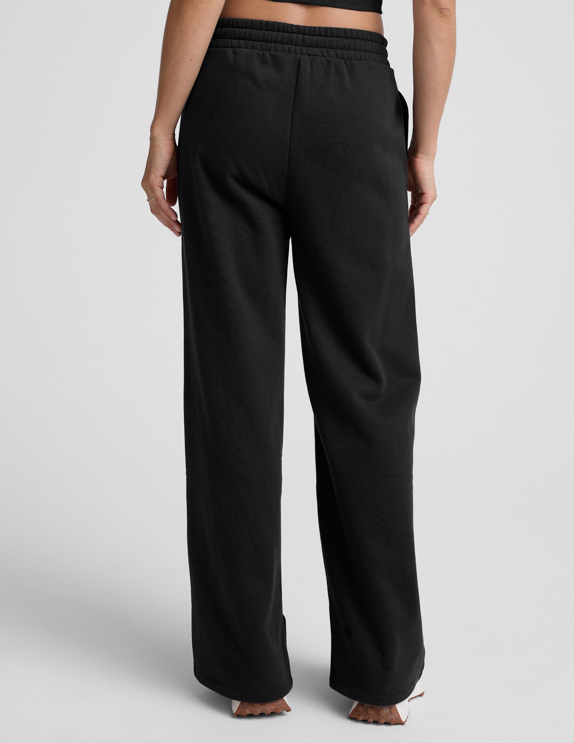 LuxeFleece Pintuck Wide Leg Pant - Image 4