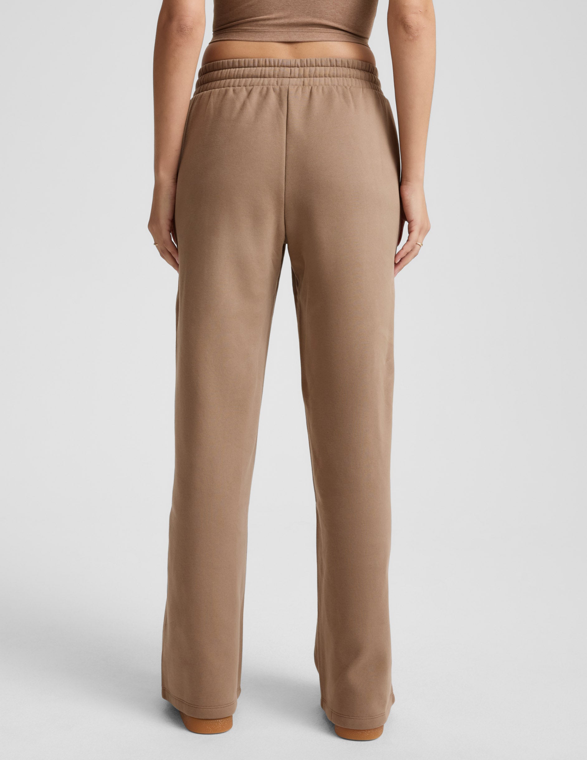 LuxeFleece Pintuck Wide Leg Pant - Image 5