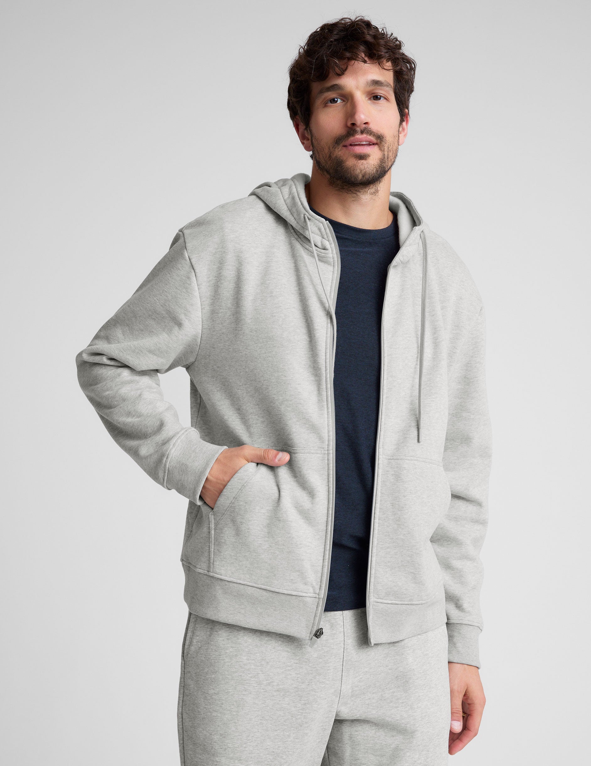 Every Body Men's Zip Front Hoodie