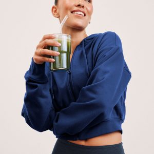 LuxeFleece Zip Up Hoodie