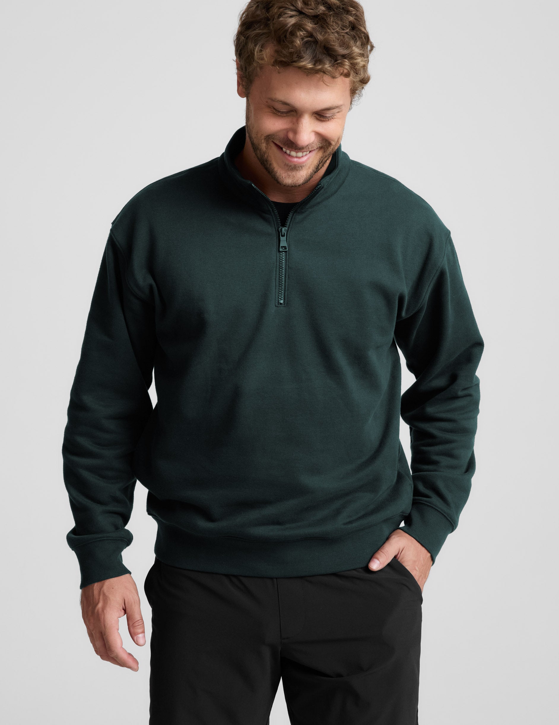 LuxeFleece Men's Half Zip Pullover