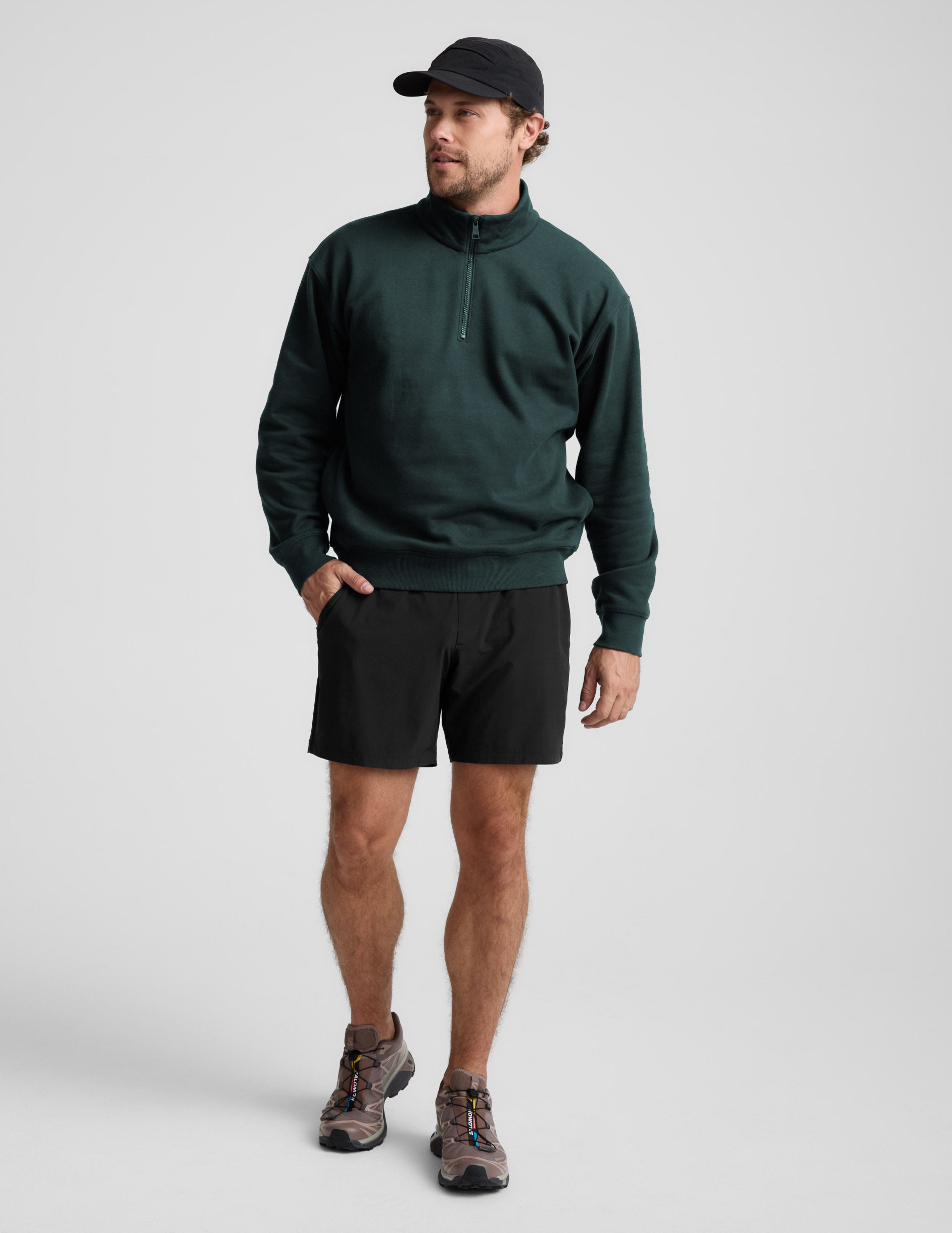 LuxeFleece Men's Half Zip Pullover - Image 3
