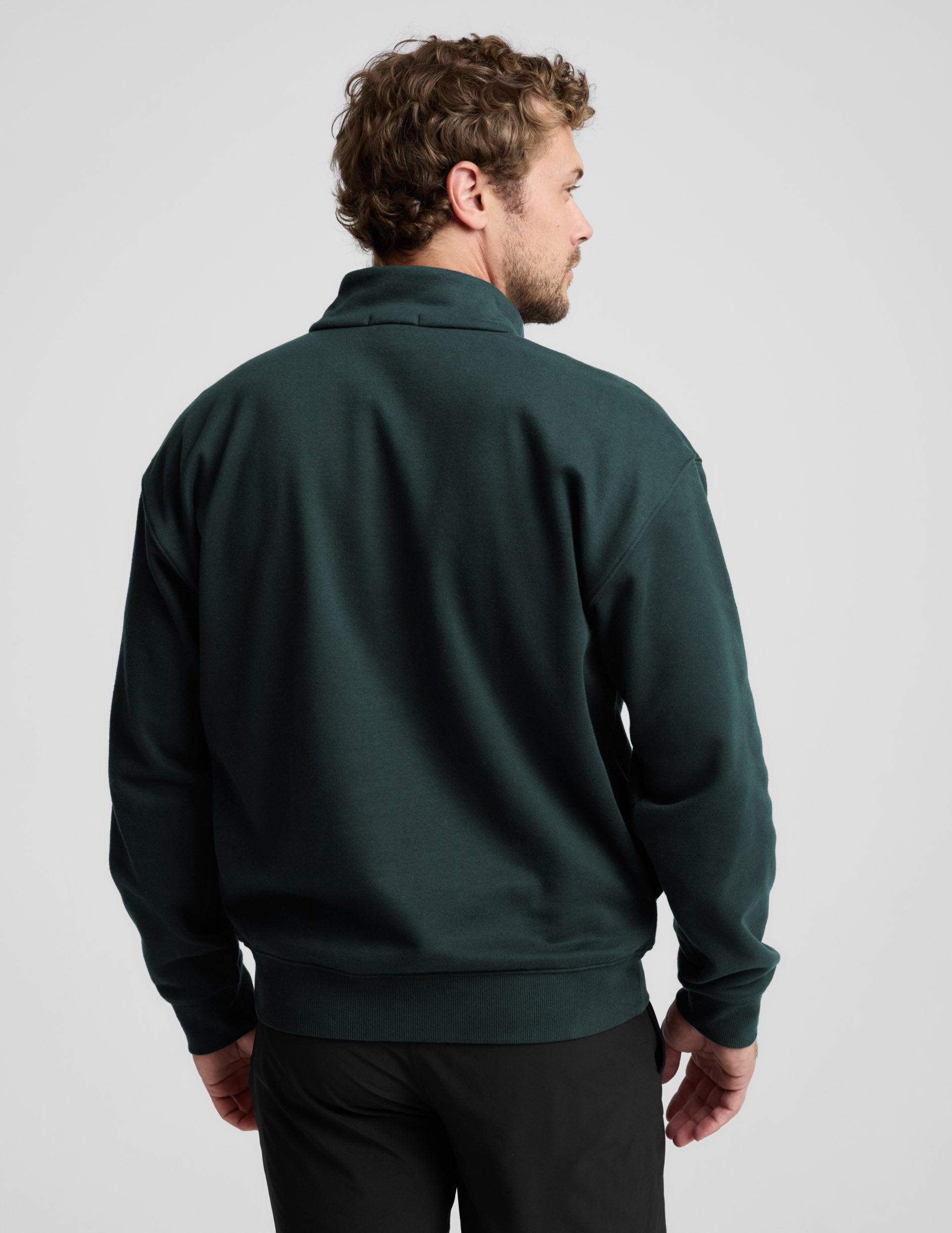 LuxeFleece Men's Half Zip Pullover - Image 2