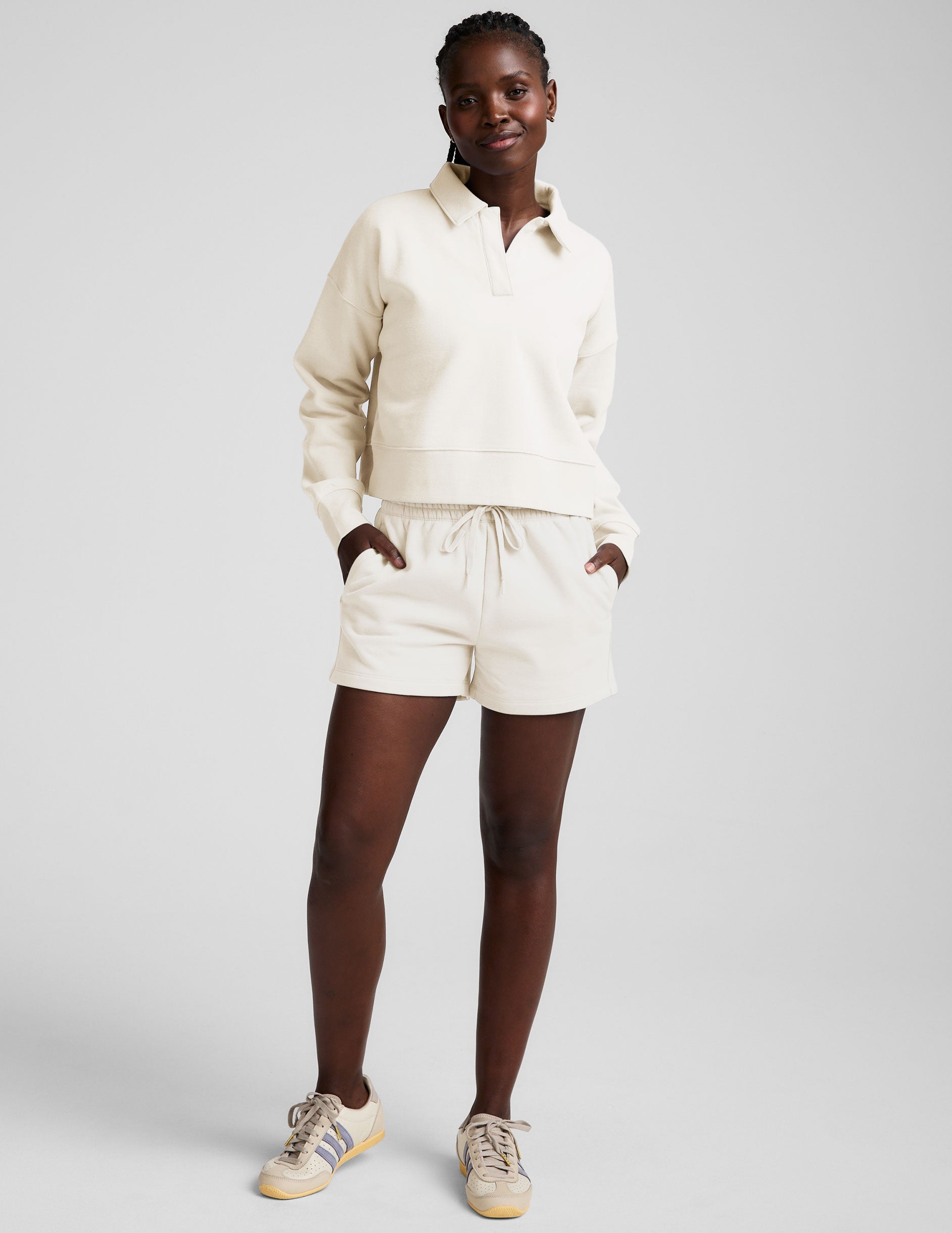 LuxeFleece Collared Sweatshirt - Image 4