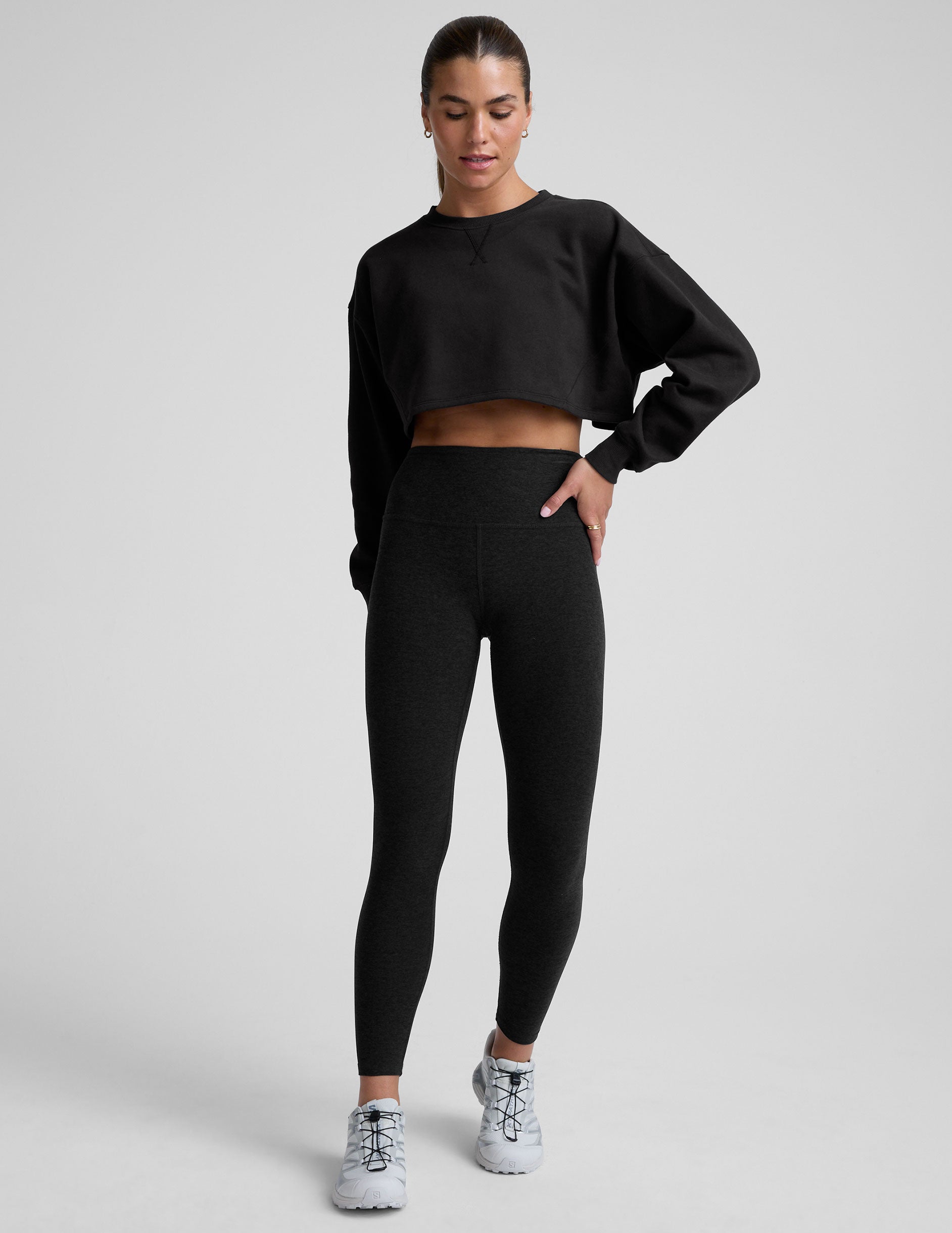 LuxeFleece Cropped Sweatshirt - Image 4