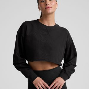 LuxeFleece Cropped Sweatshirt