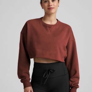 LuxeFleece Cropped Sweatshirt