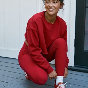 LuxeFleece Cropped Sweatshirt