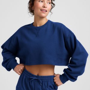 LuxeFleece Cropped Sweatshirt