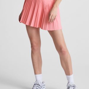 If You Pleats Tipped Elastic Mini Skirt