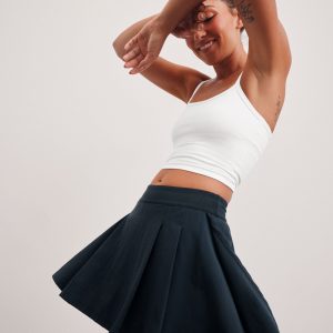 Score Pleated Skirt