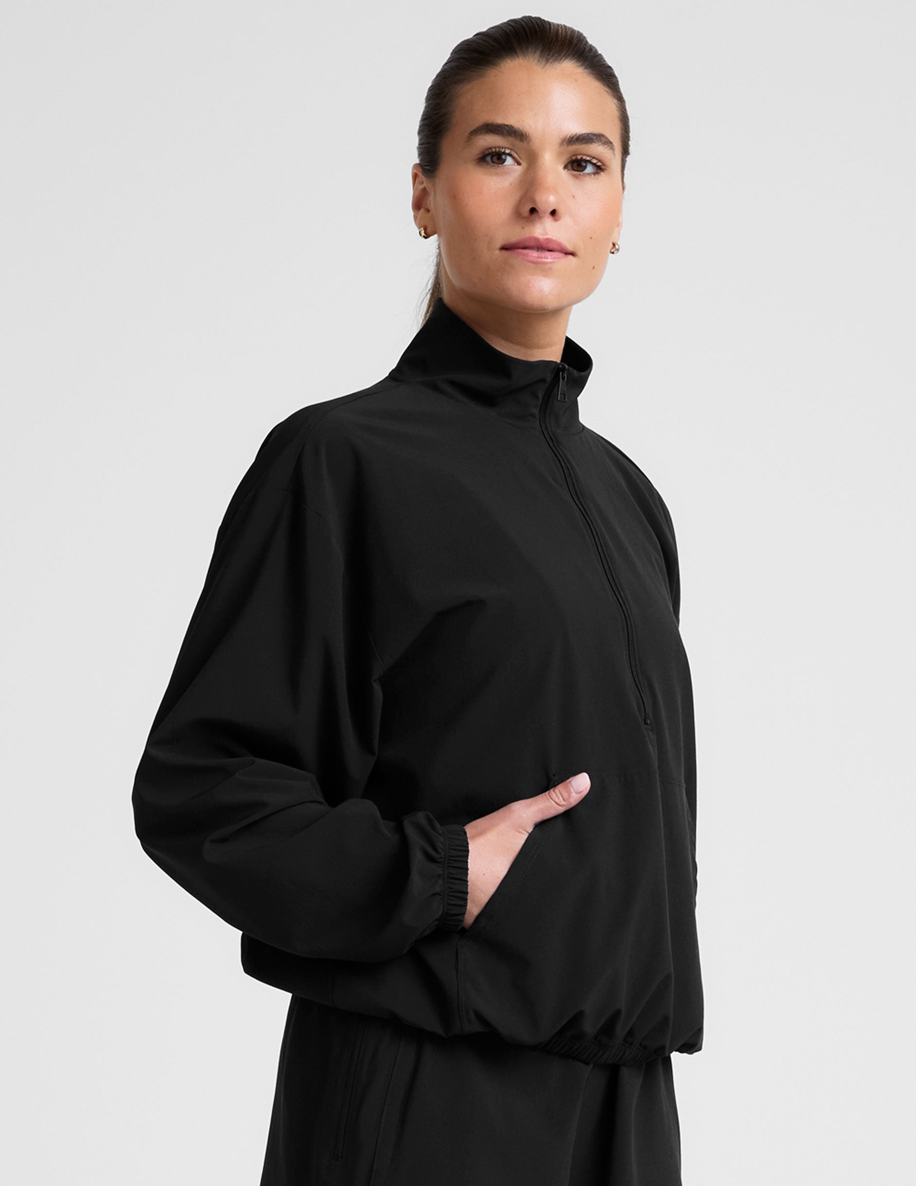 Stretch Woven In Stride Half Zip Pullover - Image 2