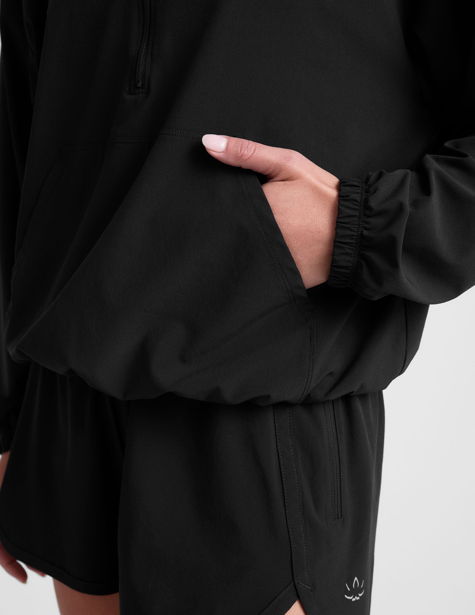 Stretch Woven In Stride Half Zip Pullover - Image 4