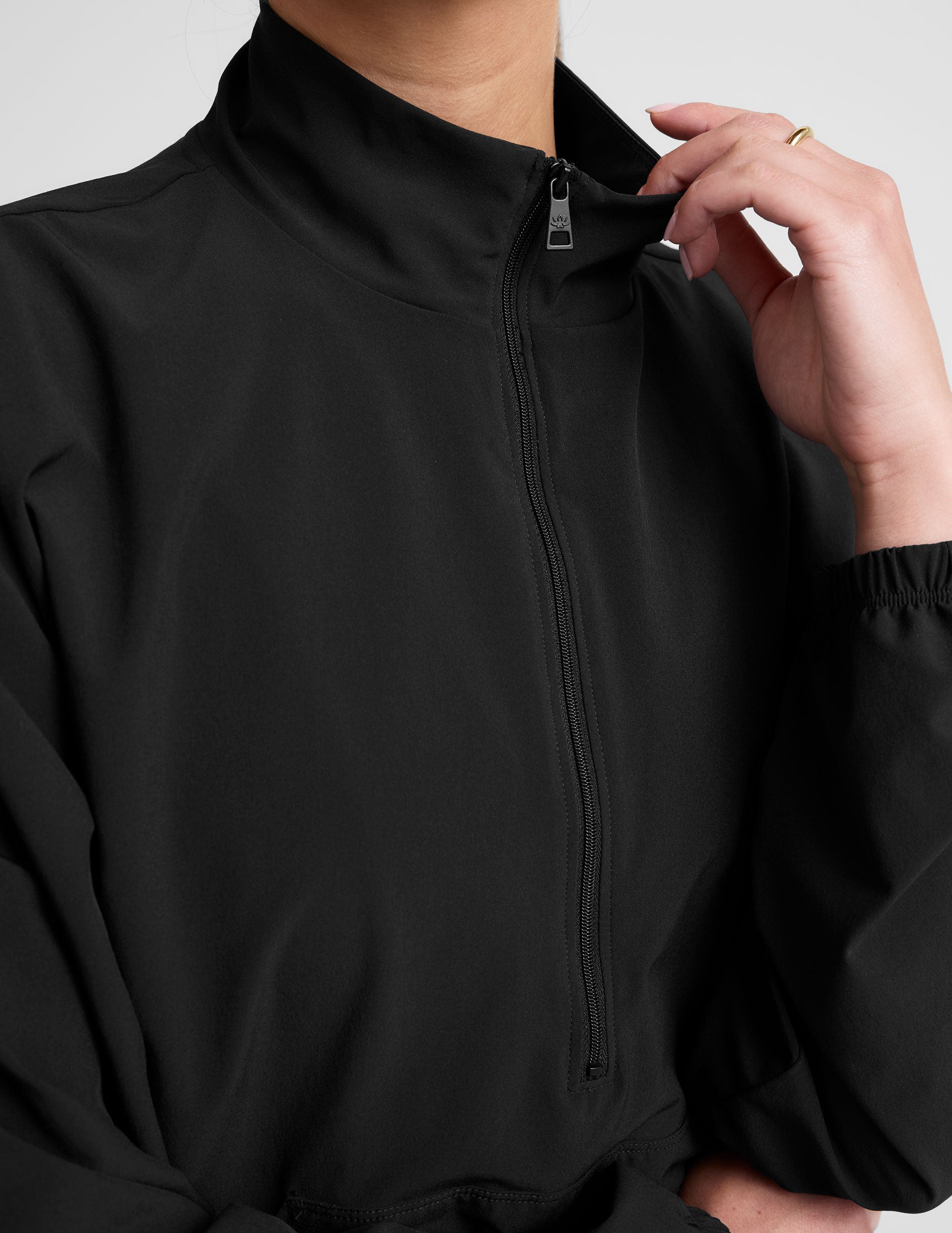 Stretch Woven In Stride Half Zip Pullover - Image 5