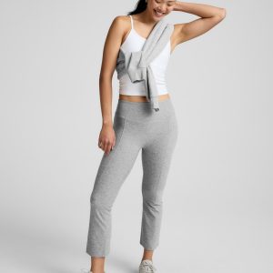 Spacedye Pintuck Kick Flare High Waisted Pant