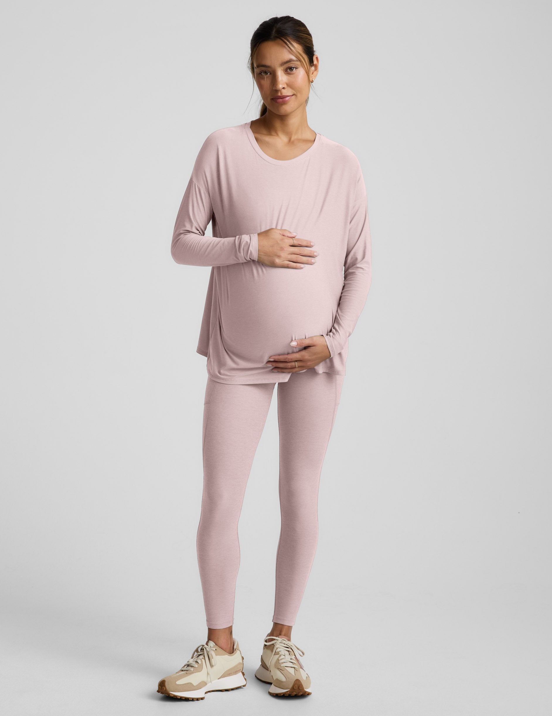 Spacedye Love the Bump Maternity Pocket Midi Legging - Image 5
