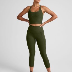 Spacedye Out Of Pocket High Waisted Capri Legging