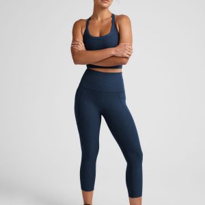 Spacedye Out Of Pocket High Waisted Capri Legging