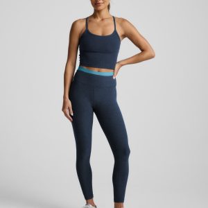 Spacedye Layered High Waisted Midi Legging